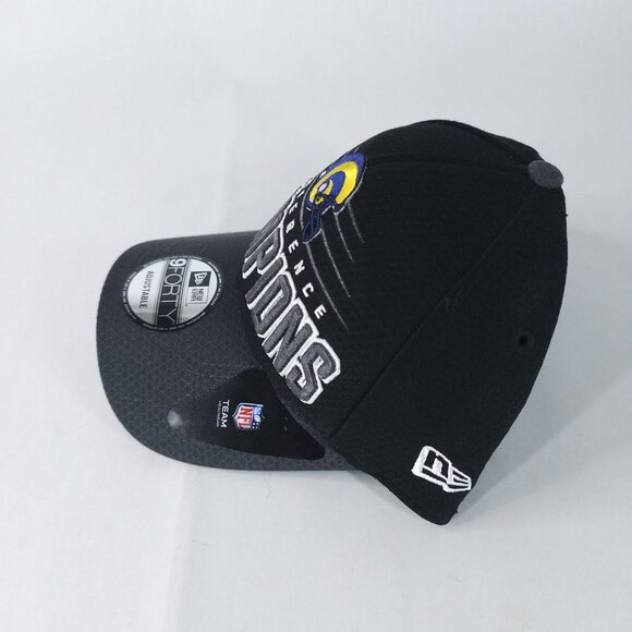 Los Angeles Rams Hat Cap Snap Back NFL Football Conference Champions Super Bowl - Picture 2 of 8